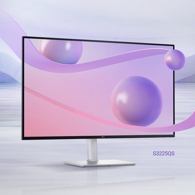 戴尔 31.5英寸 4K显示器 120Hz高刷 内置音箱 硬件防蓝光 10.7亿色