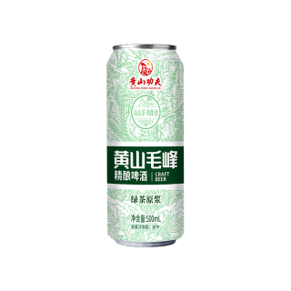 黄山功夫 黄山毛峰精酿啤酒 绿茶味 3.7度 500mL*12罐