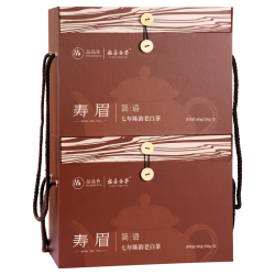 品品香 福鼎白茶 简语2018年原料寿眉大份量囤茶礼盒装口粮茶叶自己喝 7年陈老白茶 500g