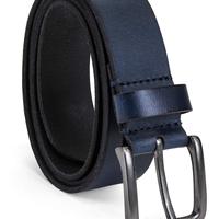 Timberland 男士真皮腰带 经典单扣牛仔裤皮带 复古做旧工艺 休闲商务通勤