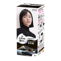 Kao/花王 植物泡泡染 泡沫染发剂 自然黑 108ml