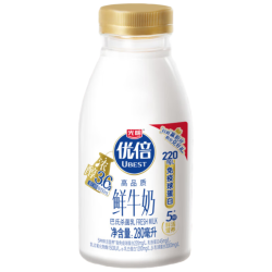 光明 巴氏杀菌 鲜牛奶  盒装 280mL 4瓶