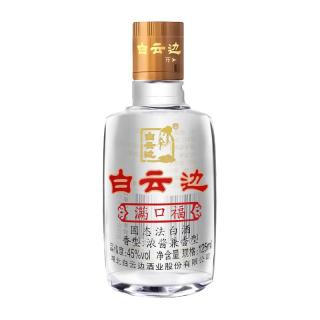 白云边 暂无信息 浓酱兼香型 白酒  光瓶装 45%vol 125mL