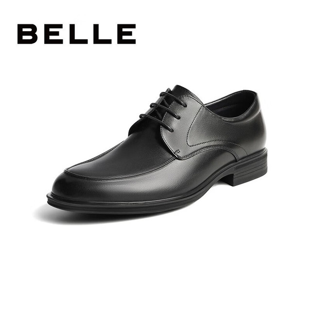 BeLLE 百丽 通勤商务皮鞋男秋冬新商场款牛皮正装鞋婚鞋CF01DCM9预售