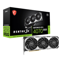 MSI 微星 万图师 GeForce RTX 4070 SUPER 12G VENTUS 3X OC 显卡