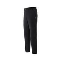 KOLON SPORT可隆软壳裤防泼水防风修身男士Sky Hiker四面弹长裤 黑色BK XL