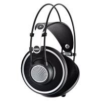 AKG 爱科技 K702 耳罩式头戴式有线监听耳机 黑色