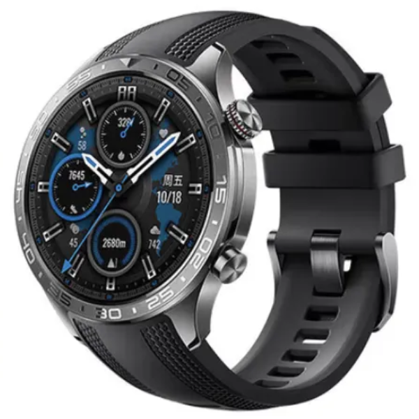今日必买：荣耀 5 Pro 智能手表 46.3mm 蓝牙版 黑色氟橡胶表带