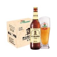 泰山啤酒(TAISHAN) 10度 干啤原浆啤酒496mL*12瓶 整箱装