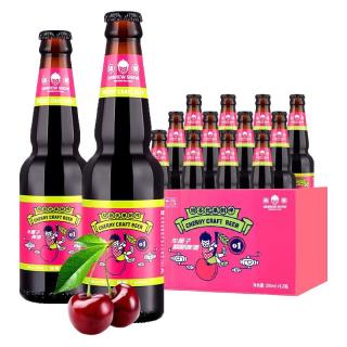  URBRAU/优布劳 车厘子精酿 水果酒  300ml*12瓶 整箱装
