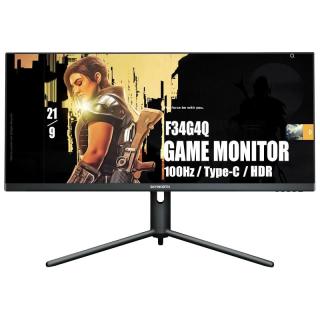 SKYWORTH 创维 F34G4Q 34英寸 IPS FreeSync 显示器（3440×1440、100Hz、99%sRGB、HDR10、Type-C 15W）