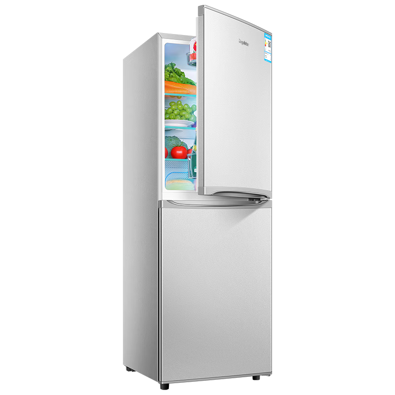 先科 118S208 上冷冻下冷藏 118L 双门冰箱