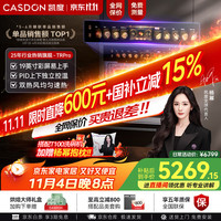 凯度 Casdon 52L蒸烤箱一体机19英寸画境大彩屏 无极双热风2.0嵌入式变频微蒸烤SR52FDF24-TR Pro