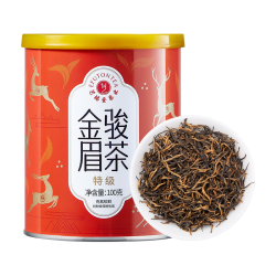艺福堂 茶叶红茶 金骏眉特级 武夷山桐木关原产浓香型自己喝的口粮茶100g