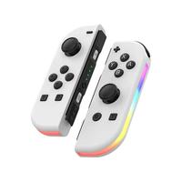 桑度(SANGDU) switch Joy-Con手柄体感连发日版国行NS配件oled左右红蓝手柄无线蓝牙 joy-con手柄白色(连发/RGB灯)无手绳