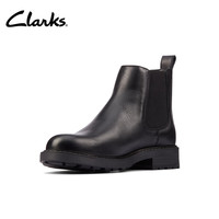 PLUS会员：Clarks 其乐 Orinoco2奥芮系列女鞋切尔西靴短靴 黑色 261636195