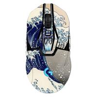  logitech/罗技 双模RGB 无线游戏鼠标+国潮浪花贴纸  G903h鼠标+国潮浪花贴纸