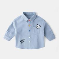 嘟嘟家 宝宝衬衫秋季洋气婴儿衬衣秋装男童上衣女童衣服