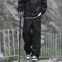 TRESPASS 秋冬季纯色工装运动休闲裤长裤子直筒户外男士青少年阔腿简约跑步
