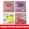 海亿kiss醇然心动水果海盐无糖薄荷糖水果香体糖压片糖零食糖果 【4盒】玫瑰荔枝+茉莉青提+海盐青柠+樱花【50g*4盒】
