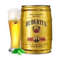 HUBERTUS 狩猎神拉格5L 拉格啤酒 1x1x5000ml 5L*1桶 桶装