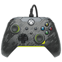 ROCK CANDY微软Xbox手柄 PDP电脑xsx游戏有线手柄PC/steam扳机震动力反馈 地平线apex 24增强版 镭射黄