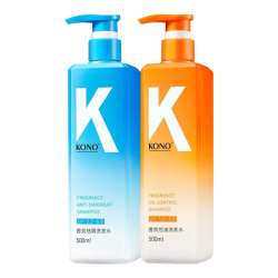 KONO 卡厘花漾香氛控油去屑洗发水持久留香蓬松洗发膏露1000ml