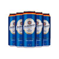 德国梅克伦堡 小麦黑啤酒500ml*5听装 临近期特价清仓