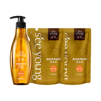 seeyoung 滋源 生姜防脱育发洗发水油性中干性665ml无硅油固发防脱