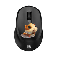 FOETOR 富德 无线蓝牙鼠标静音女生可爱迷你商务办公鼠标适用于华为电脑笔记本通用便携 i210小猪猪配鼠标垫和电池 标配