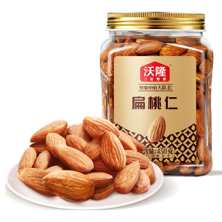 沃隆 扁桃仁 巴旦木450g/罐