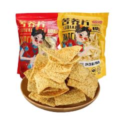 食谷坊 苦荞片牛肉味荞麦粗粮锅巴薯小吃健康食品片办公室解馋零食