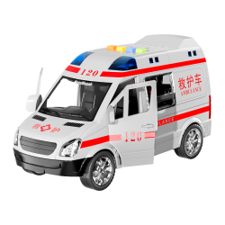 斯纳恩 儿童救护车玩具男女孩超大号可开门声光小汽车