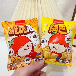 海底捞小零食Hi脆脆角虎牙脆锅巴卷卷脆盐焗薯条薯乐圈小麻花追剧 Hi海底捞卷卷脆 酱香牛肉味D 10包
