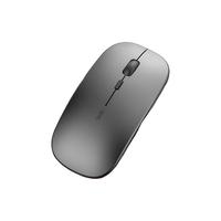 适用华为无线蓝牙鼠标双模可充电静音游戏家用办公商务平板ipad笔记本电脑Mac耐也 无线充电科技灰