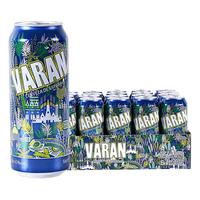 VARAN/巨蜥 特价西班牙原装进口啤酒巨蜥黄啤酒 巨蜥拉格黄啤500ml*24听
