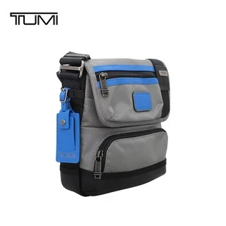 国家补贴、PLUS会员：TUMI 途明 男士单肩包通勤运动休闲大容量翻盖方包斜跨腰包 拼色