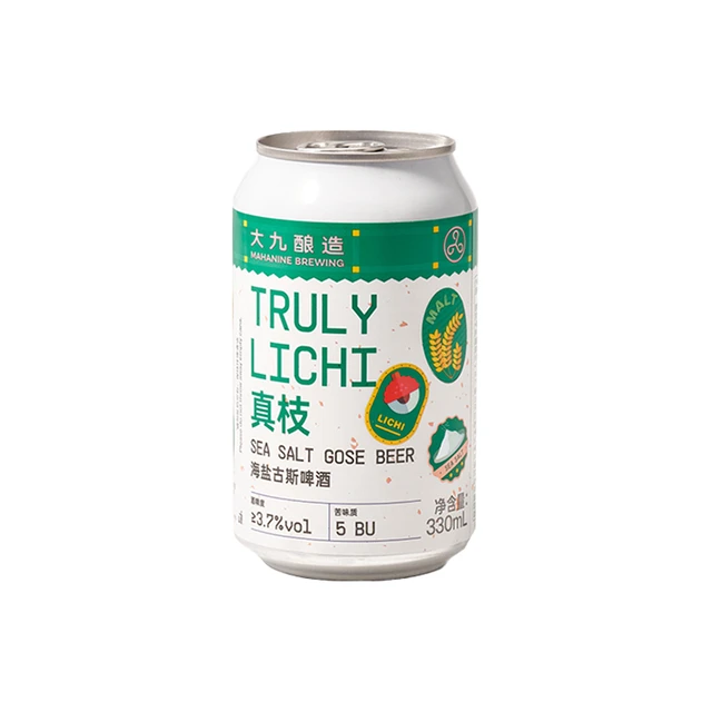 大九酿造 真枝海盐古斯 海盐荔枝椰子果味 330ml 精酿啤酒