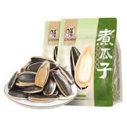 华味亨 煮瓜子系列500g 茉莉茶香味慢煮入味葵瓜子香瓜子休闲零食 500g茉莉茶香味*2袋