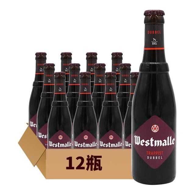 88VIP：罗斯福 Trappistes Rochefort 西麦尔双料修道院精酿啤酒 330ml*12瓶