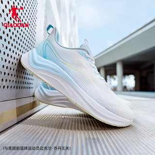 乔丹 驰风2.0 舒适缓震 乔丹白/天际蓝 37码 女跑鞋