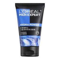 巴黎欧莱雅 男士水能润泽双效洁面膏