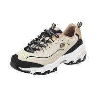 斯凯奇（Skechers）女款时尚百搭运动鞋厚底老爹鞋耐磨防滑150536 自然色/黑色/NTBK 39.5 (265mm)