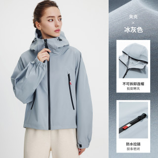 Navigare意大利小帆船宽松连帽短外套女士秋季休闲户外夹克衫 S