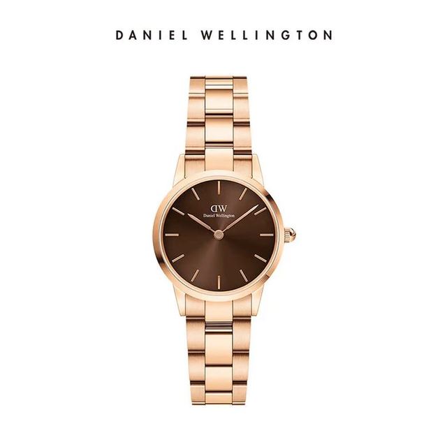 Daniel Wellington 丹尼尔惠灵顿 28MM钢带女士幻彩琥珀棕 DW00100463