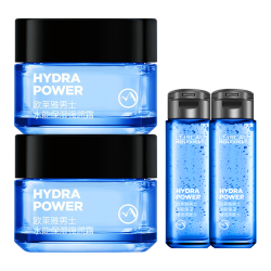 巴黎欧莱雅 欧莱雅男士水能保湿强润霜50ml*2补水保湿滋润七夕礼物送男友