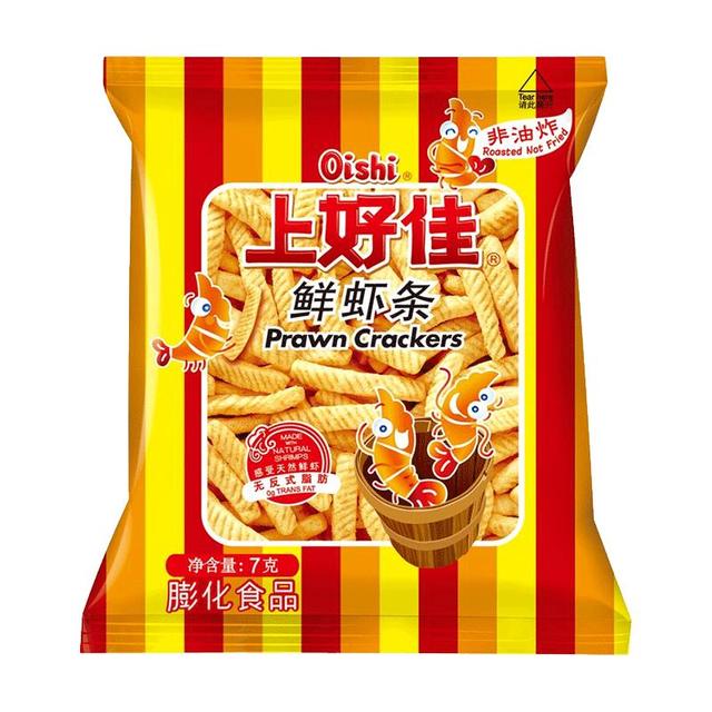 上好佳 鲜虾条 膨化零食大礼包 6g*20袋