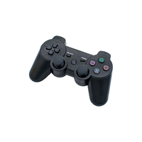 LIEI ps3手柄双震动PC电脑手柄USB无线手柄游戏手柄电脑PS3手柄 无线手柄【黑色】带包装【配数据线】