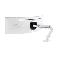 爱格升(ERGOTRON)HX-HD重型G9显示器支架电脑支架显示器支架臂旋转电脑架台式机底座增高架45-647-216白色