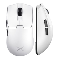 多彩（Delux）M800mini Pro无线游戏鼠标电竞办公有线/2.4G双模连接PAW3395轻量化无孔设计可充电 M800mini Pro超轻【3395+43g】白